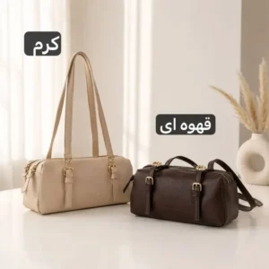 کیف زنانه چرم مصنوعی روزمره ابعاد 28 در 12 سانتیمتر