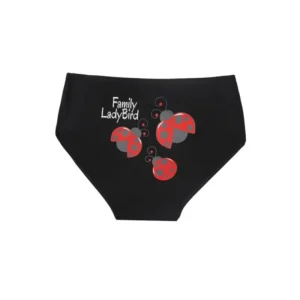 شورت زنانه اسلیپ نخی پشت چاپی طرح کفشدوزک برند بانو سایز 3XL
