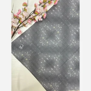 روسری نخ کاستوم طرح نگینی سایز 140 مجلسی و روزمره
