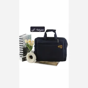 کیف مردانه سه کاره اداری رسمی پارچه ای ابعاد 40 در 30 در 10 سانتیمتر