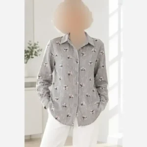 شومیز گلدار جنس عالی