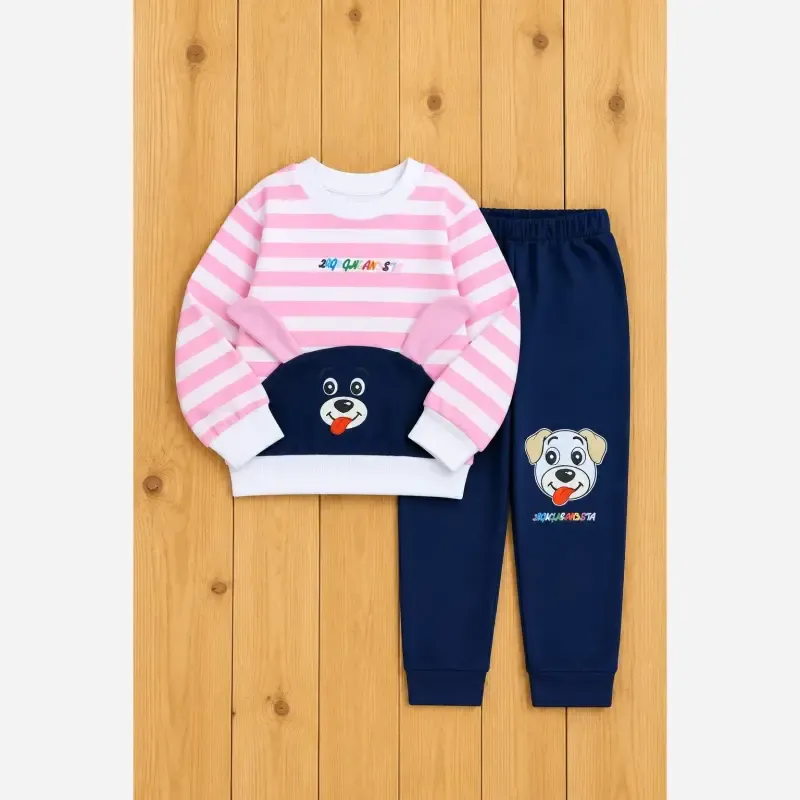 بلوز شلوار دورس بچگانه 1 تا 5 سال سایز 35 تا 45