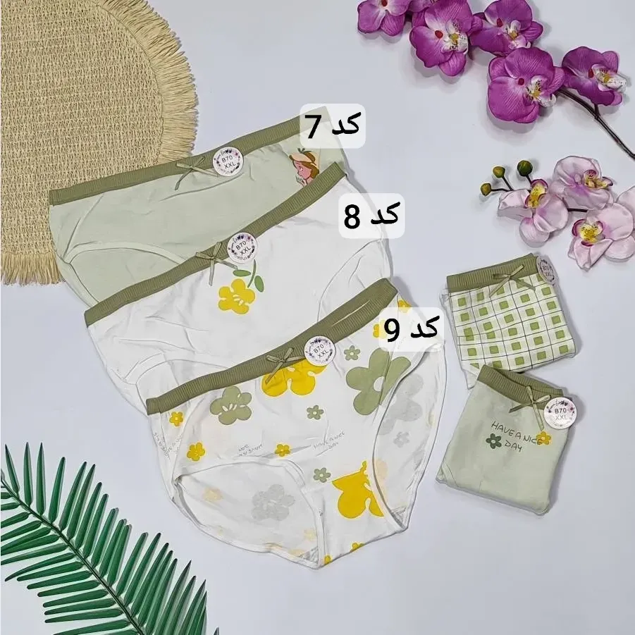 شورت نخی وارداتی راحتی روزمره ضد حساسیت فاق دو لایه سایز XXL