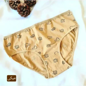 پک شورت زنانه نخی قواره دار سایز بزرگ 3XL طرح دار برند آلکیم