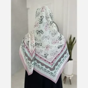 روسری طرحدار پینترستی سوپرنخ قواره 140 کیفیت تضمینی