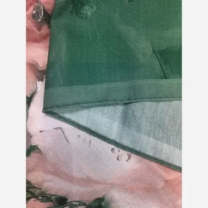 روسری نخ کاستوم طرح صبا قواره بزرگ 140×140 دور دوخت