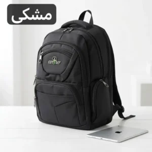 کوله پشتی برزنت جا لپتاپ و مدرسه دانشگاهی مدل جیب دار