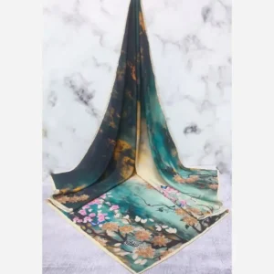 روسری نخ کاستوم سیتو طرح گیتی قواره بزرگ 140×140