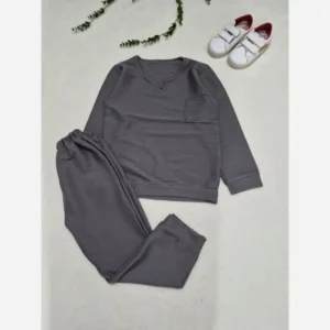 بلوز شلوار اسپرت بچگانه جنس کرکرهای سایز 40 45 50