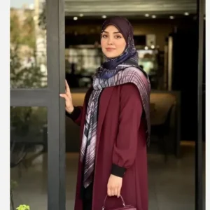 روسری نخی طرح ژینوس رنگ کاربردی زنانه