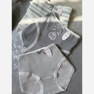 شورت زنانه عروسکی کبریتی نخی طرح خرگوش فیلی سایز ایکس لارج