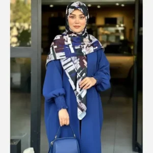 روسری نخ طرح شایلی هندسی کاربردی