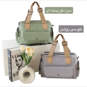 کیف زنانه چرم مصنوعی روزمره و رسمی بند بلند