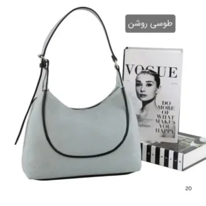 کیف زنانه چرم مصنوعی روزمره اسپرت ابعاد 31 در 23 سانتیمتر