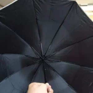 چتر اسپورت دور شطرنجی 10 فنر ضد باد دو رویه پارچه نانو دستی مناسب آقایان و بانوان